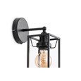 Quattro Modern Matt Black Frame Wall Light
