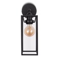 Quattro Modern Matt Black Frame Wall Light