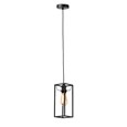 Quattro Modern Matt Black Frame Style Pendant Ceiling Light