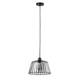 Lyon 30cm Flat Wire Mat Black Shade with Black Suspension