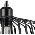 Lyon 30cm Flat Wire Mat Black Shade with Black Suspension