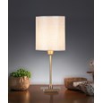 (Pair) Darwen Square Stick Antique Brass with Grey Linen Shade