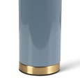 Cylinder Juniper Blue / Gold Effect with Ivory Gold Lined Shade