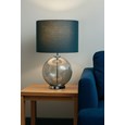 Orb Smokey Blue/Chrome Table Lamp