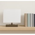 Bloq Antique Rectangle with Ivory Shade