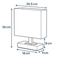 Bloq Antique Rectangle with Ivory Shade