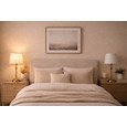 Florence Rechargeable Antique Brass Table Lamp with Cream Shade