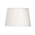 Canon Ball Walnut Print Table Lamp with Pleated Shade
