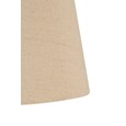 Canon Ball Walnut Print Table Lamp with Natural Shade