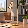 Clarity Antique Brass Reading Lamp