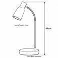 Clarity Antique Brass Reading Lamp