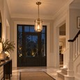 Lambert Antique Brass Single Lantern Pendant Ceiling Light