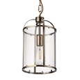 Lambert Antique Brass Single Lantern Pendant Ceiling Light
