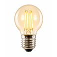 4W ES/Edison Screw Golf Ball Shape Clear Filament LED Light Bulb - Warm White