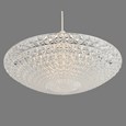 Crystal Ceiling Uplighter - Non Electric Pendant Shade - Easy Fit Light - Glass