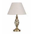Kingswood Barley Twist Traditional Table Lamp and Shade