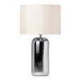 Twirl Chrome Ribbed Table Lamp