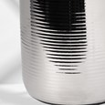 Twirl Chrome Ribbed Table Lamp