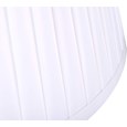 Queenswood Ivory Pleat Table Lamp Shade - 30cm - Replacement Shade - Shade Only