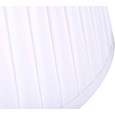 Queenswood 30CM Ivory Pleat Shade Only for Table Lamps