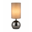 Bedford Modern Black Brushed Metal Ball Small Touch Control Table Lamp