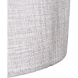 Modern Korus 3 Light Ceiling Light - Satin Silver Finish with Grey Shade
