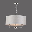 Modern Korus 3 Light with Grey Shade - Ceiling Light