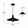 Stockborough Twisted Cable Ceiling Pendant Light - Antique Brown