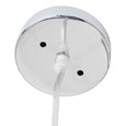 Modern Designer Teardrop Ceiling Pendant Light - Chrome - Small