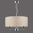 Korus 3 Light with Beige Shade - Ceiling Light