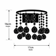 Senza Chrome & Crystal Ball Droplets Double Wall Light - Modern Wall Fixture