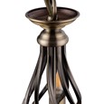 Kingswood Barley Twist Traditional Semi Flush Pendant - 3 Light