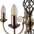 Kingswood Barley Twist Traditional Semi Flush Pendant - 5 Light