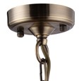 Kingswood Barley Twist Traditional Semi Flush Pendant - 3 Light