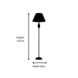 Kingswood Silver Floor Lamp