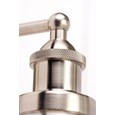 Echo Industrial Style Modern Switched Wall Light & Clear Glass - Silver