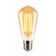 4W ES/Edison Screw ST64 Amber Vintage Filament LED Light Bulb - Warm White