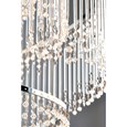 Endon Camille Chrome Chandelier with Glass Drops - 24 Light