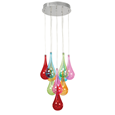 Endon Hudson Flush Ceiling Light - Chrome & Crystal Beads