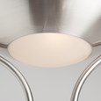 Mother and Child Floor Lamp - Satin Nickel - Complete With LED Bulbs