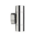 Elipta Compact Up & Down Stainless Steel Outdoor Wall Light Gu10