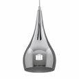Modern Designer Teardrop Ceiling Pendant Light - Chrome - Small