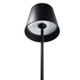 Elipta Modern Rechargeable Battery Outdoor Floor Lamp - 1.5m Tall - LED - Black