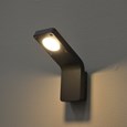 Insika Modern LED Outdoor Wall Light - Graphite Grey - Warm White