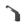 Insika Modern LED Outdoor Wall Light - Graphite Grey - Warm White