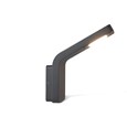 Insika Modern LED Outdoor Wall Light - Graphite Grey - Warm White