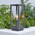 Elipta Kensington Modern Outdoor Post Light - E27 - Graphite Grey