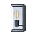 Elipta Kensington Modern Outdoor Wall Light - E27 - Graphite With PIR Sensor