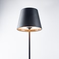 Elipta Rechargeable Battery Outdoor LED Table Lamp - Black