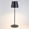 Elipta Rechargeable Battery Outdoor LED Table Lamp - Black